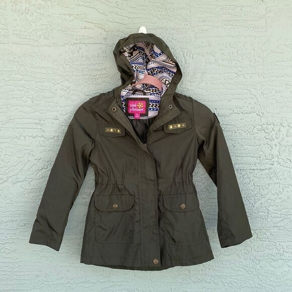 Pink Platinum Other - Pink Platinum Hooded Anorak Size 6X